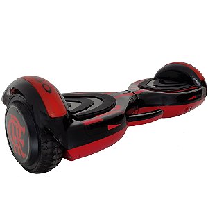 Hoverboard Skate Elétrico 6.5'' Fogo e Água com LED e Bluetooth em