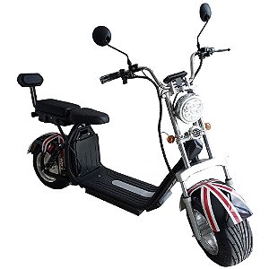 Moto Scooter Elétrica 2000W Patinete Motorizado Com 20Ah 60V