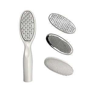 Kit Pedicure Profissional 4 Peças Com Lixa e Escova - 81952