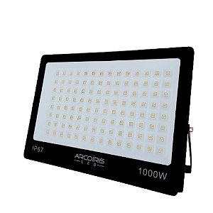 Refletor Microled 1000w Smd Multifocal Ip67 Branco Frio - 82809