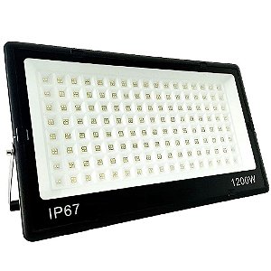 Refletor Microled 1200w Smd Multifocal Ip67 Branco Frio - 82810