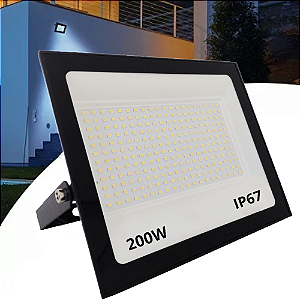 Refletor Led 200w Mini Smd Ip67 Branco Frio - 80850
