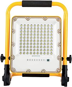 Refletor 200w Recarregável Portátil Articulado IP67 Branco Frio - 82831