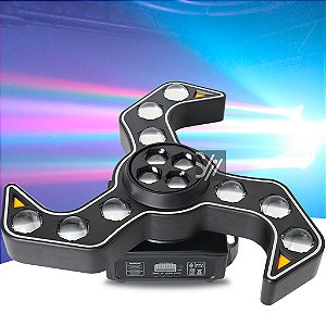 Moving Head Beam 120w  RGBW Giratório 360º Multi-Efeitos - 66010