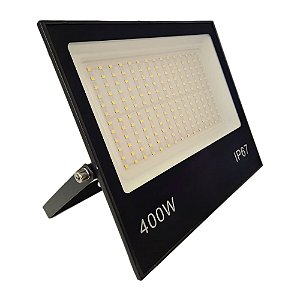 Refletor Led Mini 400w Ip67 Branco Frio Super Slim - 81148