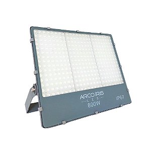 Refletor Holofote Microled 800w Branco Frio IP67 - 82727