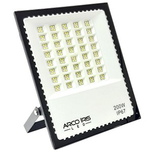 Refletor de LED 200w IP67 Área Externa-Interna - Preto - 82934