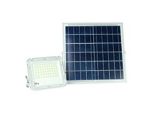 Kit Refletor De Led 60w + Placa Solar Fotovoltaica - 83007