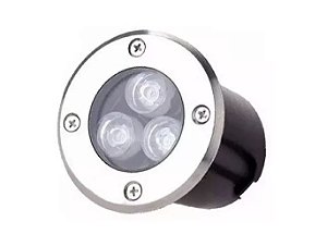 Spot Led  3w Balizador Embutir Bivolt Ip68 Branco Frio - 83015