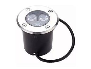 Spot Led 3w Balizador Embutir Bivolt Ip68 Branco Quente - 83015-1