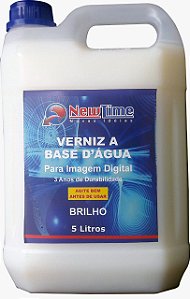 Verniz brilho 5L para impressão digital uso interno / externo 3 anos de durabilidade