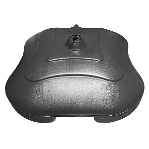 Base quadrada 15 L para wind banner, flag, porta bandeira e guarda sol