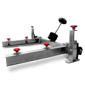 Garra jacaré para serigrafia regulagem X Y Z de 50, 70 ou 100 cm