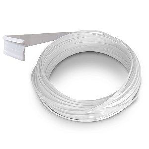 Perfil trim 1/2" (13 mm) em 100% ABS para acabamento de letra caixa