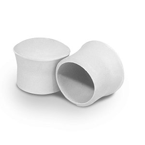 Ponteira de plástico 3/4 (19 mm) para banner, pacote com 100 unidades