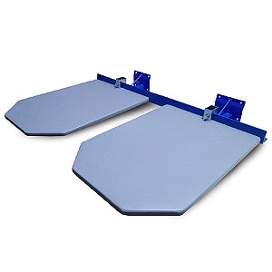 Berço duplo impressor de parede 40x55 cm em compensado com corvin