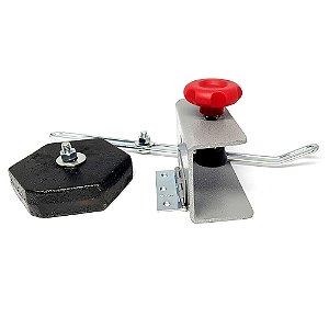 Garra para serigrafia 10 cm dobradiça com peso