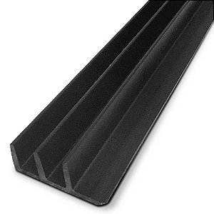 DUPLICADO - Perfil plástico U 25x25 mm em PS ou PVC