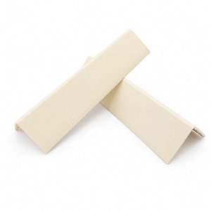 Cantoneira de proteção uso hospitalar 40x40 mm almond fita dupla face