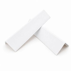 Cantoneira de proteção uso hospitalar 40x40 mm white fita dupla face