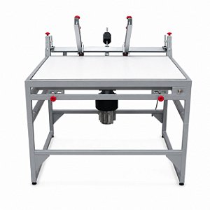 Impressora serigráfica manual plana a vácuo 70x100 com microajuste