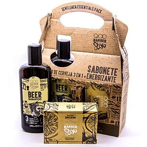 QOD Kit Beer Xampu 240 ml & Bar Soap 200 g
