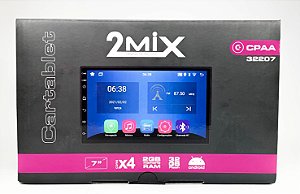 Rádio Multimídia Cartablet 2MIX Android 7 Polegadas 32GB 2GB Ram
