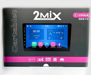Rádio Multimídia Cartablet 2MIX Android 10 Polegadas 32GB 2GB Ram