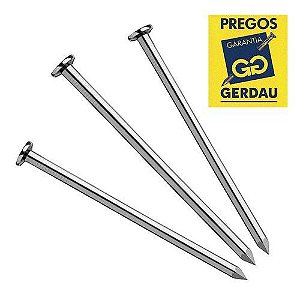 Prego com cabeça polido Gerdau 1Kg