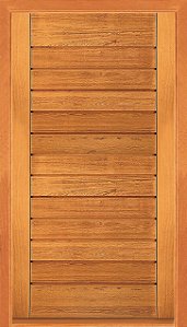Porta Pivotante Contemporânea 100 x 210cm em Angelim Pedra