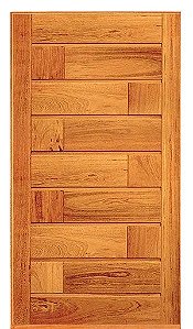 Porta Pivotante modelo Brotas 100 x 210cm em Angelim Pedra