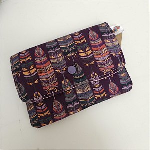 Mini Carteira de Tecido para RG, Cartão ou Documentos 9x13cm Pronta Entrega