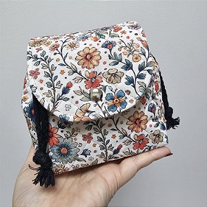 Mini Necessaire de Tecido para Lembrancinhas Porta Chocolate
