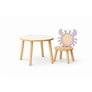 Mesa com uma Cadeira fundo do mar modelo CARANGUEJO