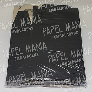 Embalagem Caixa para Presente -  Preto - Pacote 20 unid.