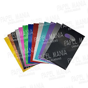 Sacola Plástica Boca Vazada 40 x 50 cm | Papel Mania - Papel Mania  Embalagens