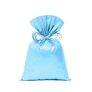 Embalagem Saco de Presente Metalizado - Azul Pastel| Papel Mania - Papel  Mania Embalagens