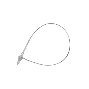 Trava Anel 125mm | 75mm - Caixa com 5.000 Unidades | Fecho de Nylon Resistente para Etiquetas, Roupas e Acessórios.