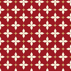 Saco Para Presente Metalizado Duomo Vermelho 25X37CM | 50 Unidades