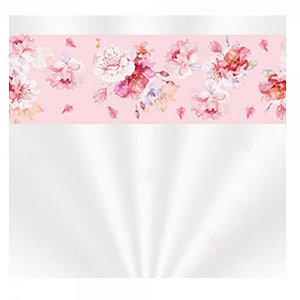 Saco Para Cesta Celofane 60X89CM Decorado Fiorella | 25 Unidades