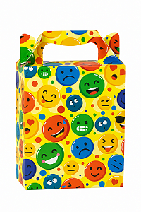 Caixa Maleta Infantil Emoticons M3-AI 21x26x7,5CM | 10 Unidades