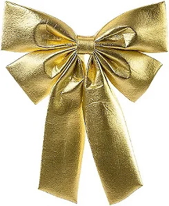 Laço Metalizado Estofado P – Dourado | 20CM