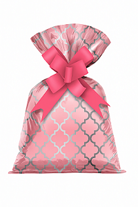 Saco Para Presente Viena Blush 30x45 | 50 Unidades