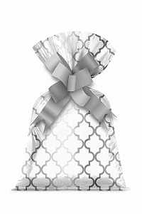 Saco Para Presente Viena Branco 30x45 | 50 Unidades