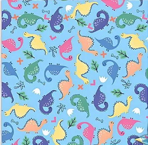 Saco Para Presente Perolado Dino Color 30x45CM | 50 Unidades