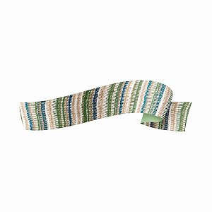 Fita Plástica Maxi Trama 32mmx100m Natural/Verde Chá