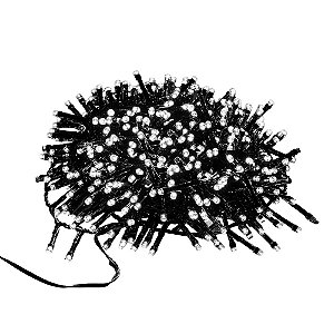 Strobo Cordão Decorativo Com 1000 Leds 20M | Branco Quente