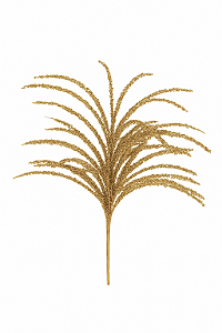 Galho Espiral Decorativo Ouro/Glitter 43,5X33X33CM