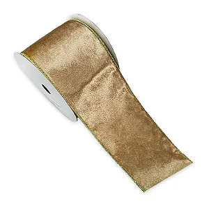 Fita de Natal 100mm Ouro 9,14 Metros