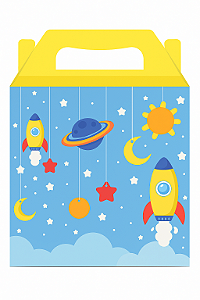 Caixa Maleta Fantasia M3 - Astronauta 21x26x7,5CM | 10 Unidades